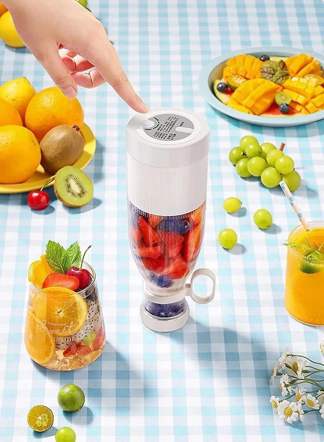 Electric Portable Mini Juicer Bottle ejujvk-gj