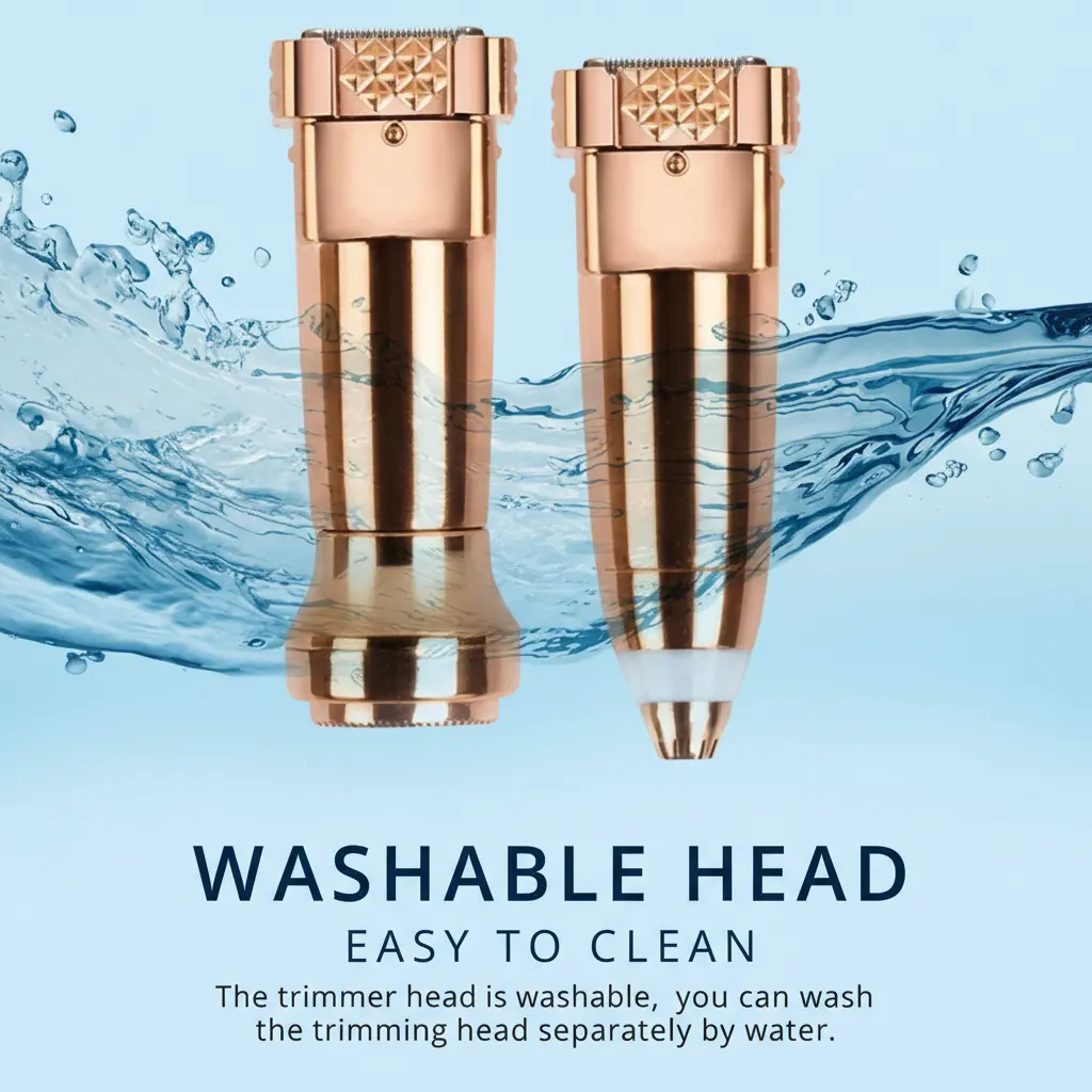 Glow Ease: Painless 2-in-1 Facial Hair Remover for Women crystalhome