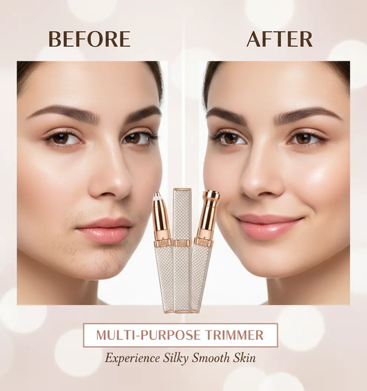 Glow Ease: Painless 2-in-1 Facial Hair Remover for Women crystalhome